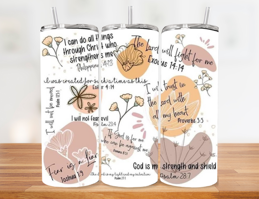 Tumbler 20 oz - Bible Verses